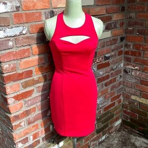 Guess LA Pink cutout dress size 4